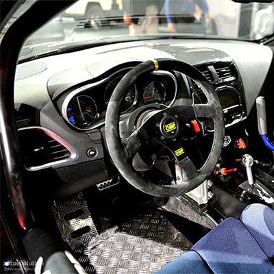 Dodge Avenger rally car - interior