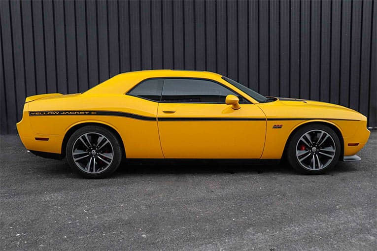 2012 Dodge Challenger SRT8 392 Yellow Jacket - side view