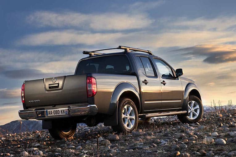 Road Test: 2011 Nissan Navara 3.0 V6 dCi Double Cab - from behind