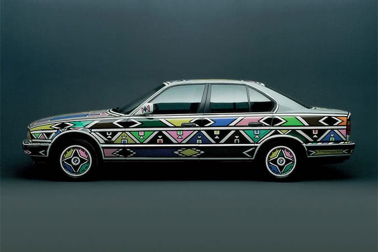 BMW’s South African Art Car exhibited in the Global Africa Project