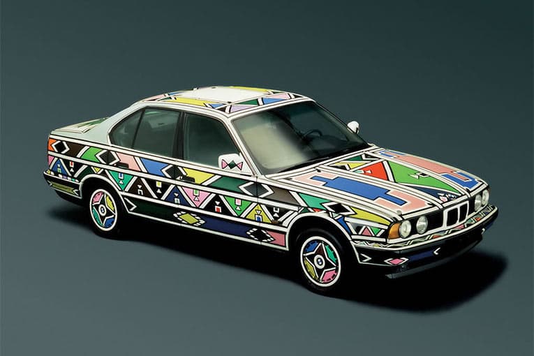 BMW’s South African Art Car exhibited in the Global Africa Project