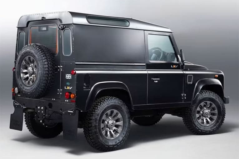 Land Rover Defender LXV Special Edition - back view