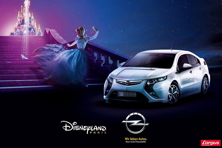 Opel becomes the official car of the Disneyland Paris