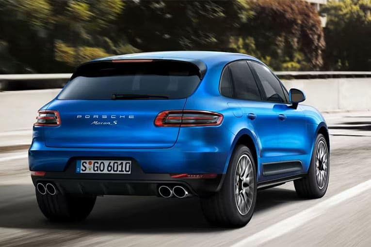 Porsche Macan available with air suspension