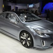 Re-styled Subaru Legacy debuts at the 2012 New York Auto Show