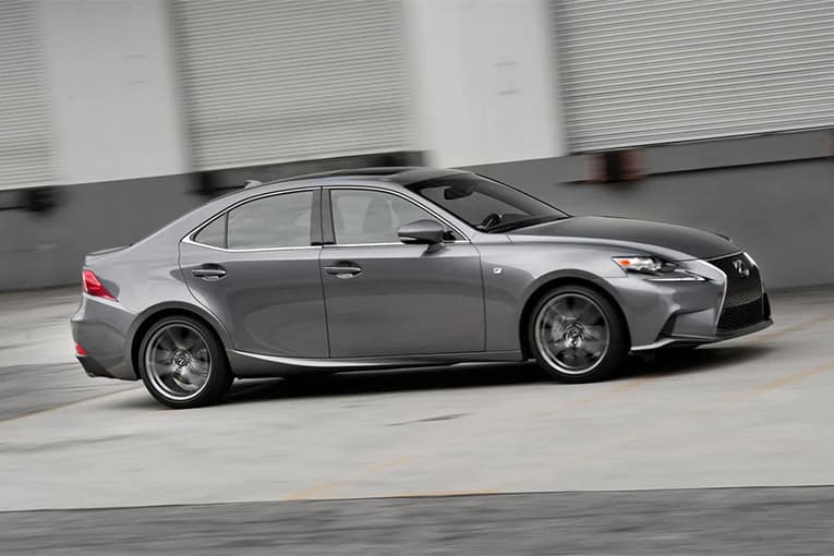 Small updates for the 2014 Lexus IS F - grey